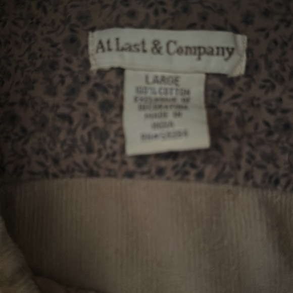 At Last & Company large juniors courderoy jacket - Picture 2 of 4